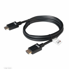 Club3D HDMI 2.1 Male to HDMI 2.1 Male Ultra High Speed 4K120HZ 8K60HZ 2m/6.56ft Adapter CERTIFIED Black