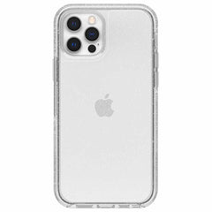 OtterBox Symmetry Clear Protective Case Silver Flake for iPhone 12/12 Pro