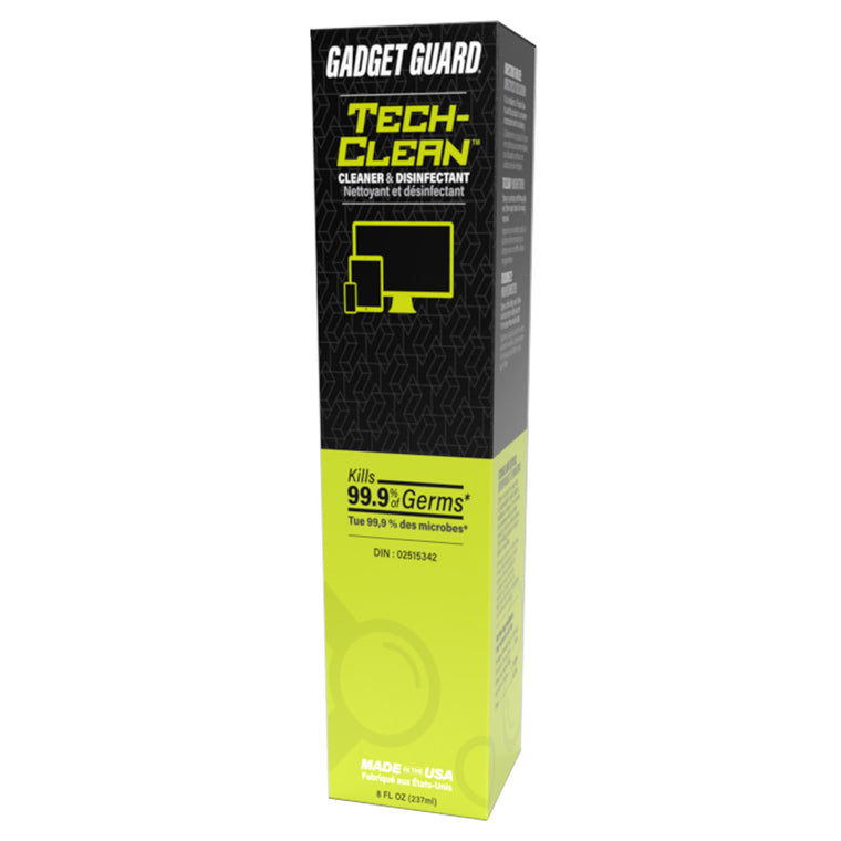 Gadget Guard Tech-Clean Screen Cleaner 8 oz - Kills Covid-19 Virus & EPA Certified