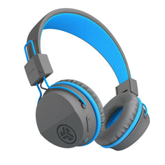 JLab JBuddies Studio Bluetooth Wireless Kids Headphones Grey/Blue